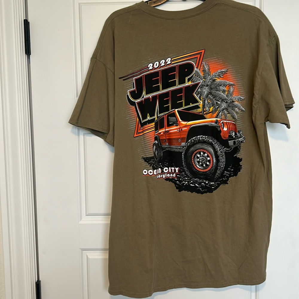 Harley Davidson Jeep Week 2022 Graphic Tee Ocean City Maryland